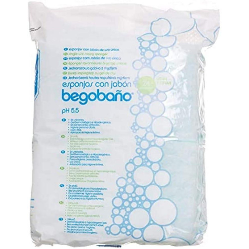PAQUETE 24 ESPONJAS JABONOSAS BEGOBAÑO PAQUETE 24 ESPONJAS JABONOSAS BEGOBAÑO