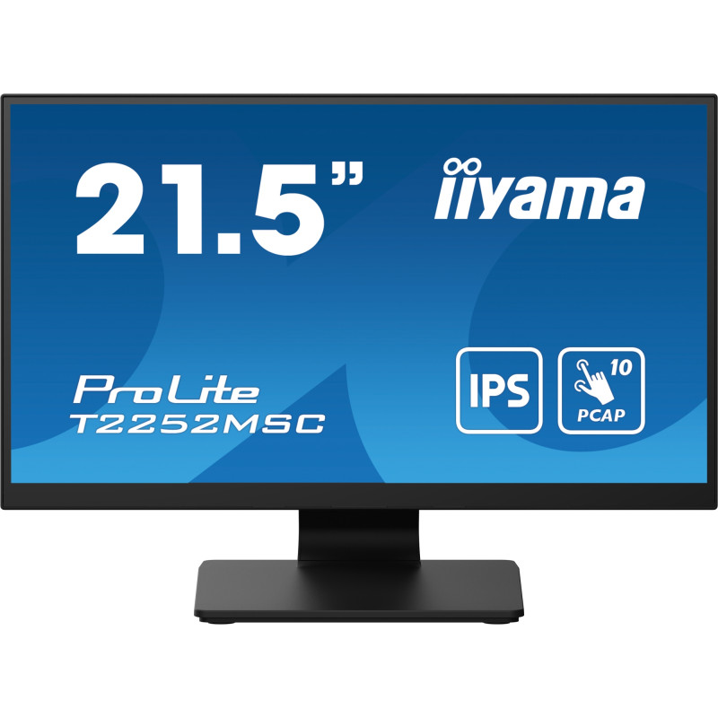 PROLITE T2252MSC-B2 PANTALLA PARA PC 54,6 CM (21.5\") 1920 X 1080 PIXELES FULL HD LCD PANTALLA TÁCTIL NEGRO