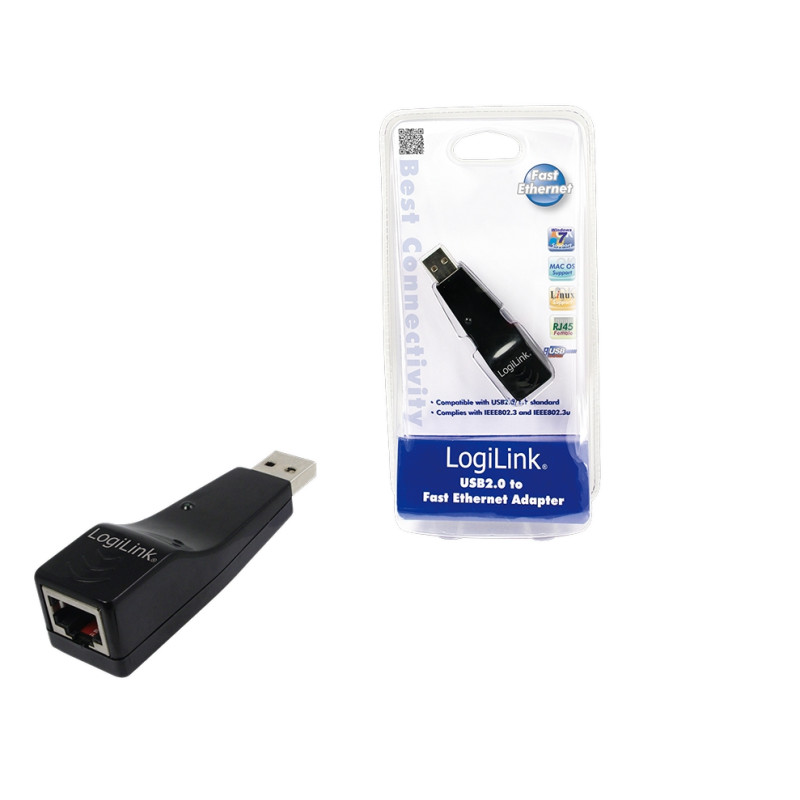 FAST ETHERNET USB 2.0 ADAPTER 100 MBIT/S