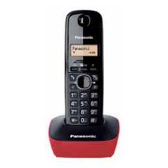 KX-TG1611 TELÉFONO DECT IDENTIFICADOR DE LLAMADAS NEGRO, ROJO