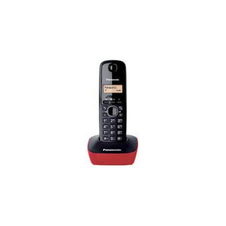 KX-TG1611 TELÉFONO DECT IDENTIFICADOR DE LLAMADAS NEGRO, ROJO