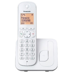 KX-TGC210 TELÉFONO DECT BLANCO IDENTIFICADOR DE LLAMADAS