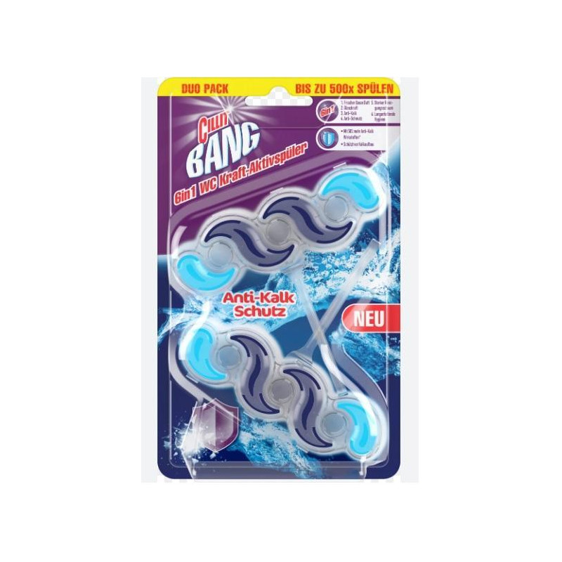BLÍSTER 2 COLGADORES WC CILLIT BANG 6 EN 1 ACTIVE FRESH CAL BLÍSTER 2 COLGADORES WC CILLIT BANG 6 EN 1 ACTIVE FRESH CAL