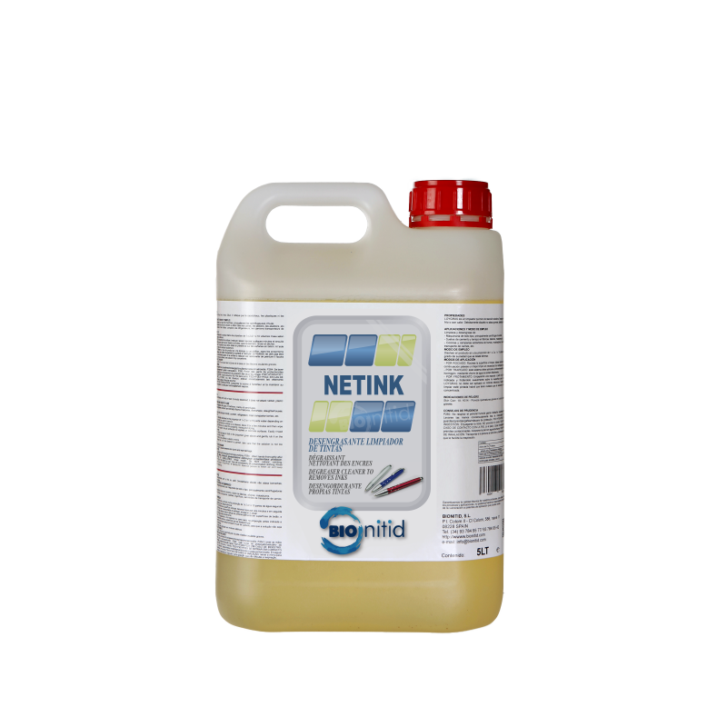 GARRAFA LIMPIATINTAS CONCENTRADO NETINK 5L