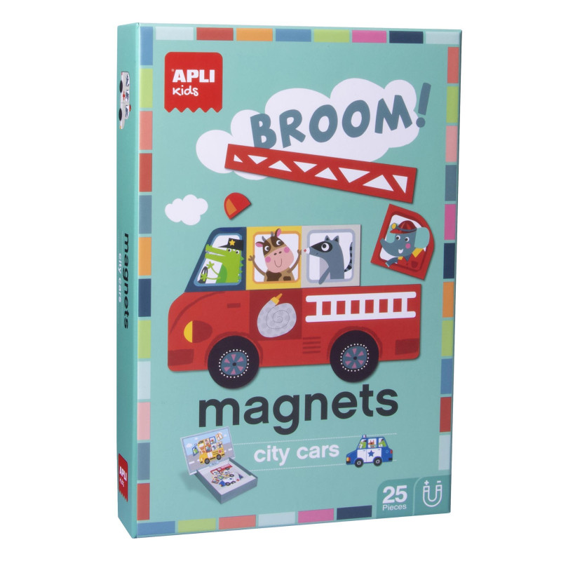 CAJA 44 IMANES APLI KIDS "MAGNETS: VEHÍCULOS" CAJA 44 IMANES APLI KIDS "MAGNETS: VEHÍCULOS"