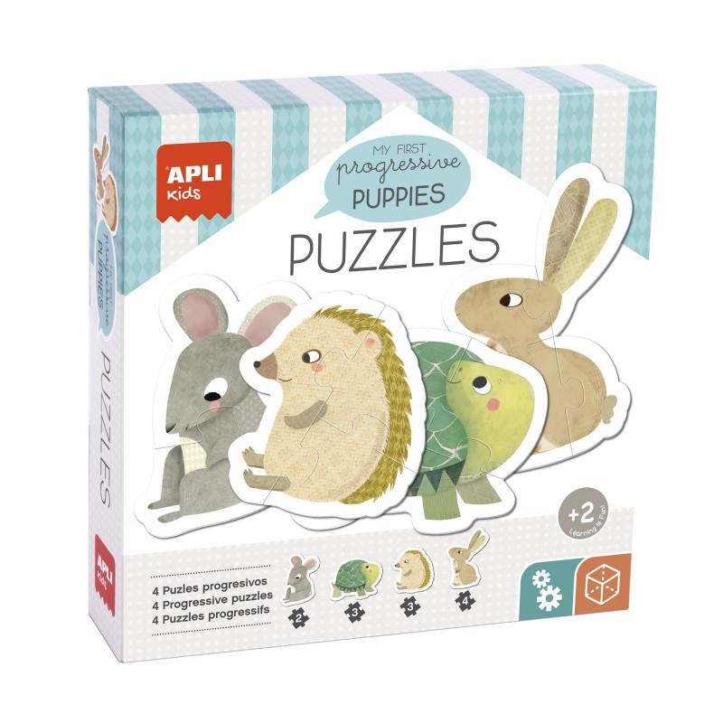 PUZZLE APLI KIDS "MY FIRST PUPPIES"