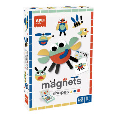 CAJA 60 IMANES APLI KIDS "MAGNETS: SHAPES"