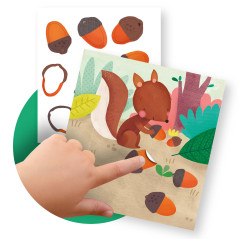 JUEGO DE GOMETS APLI KIDS "MARIQUITA"