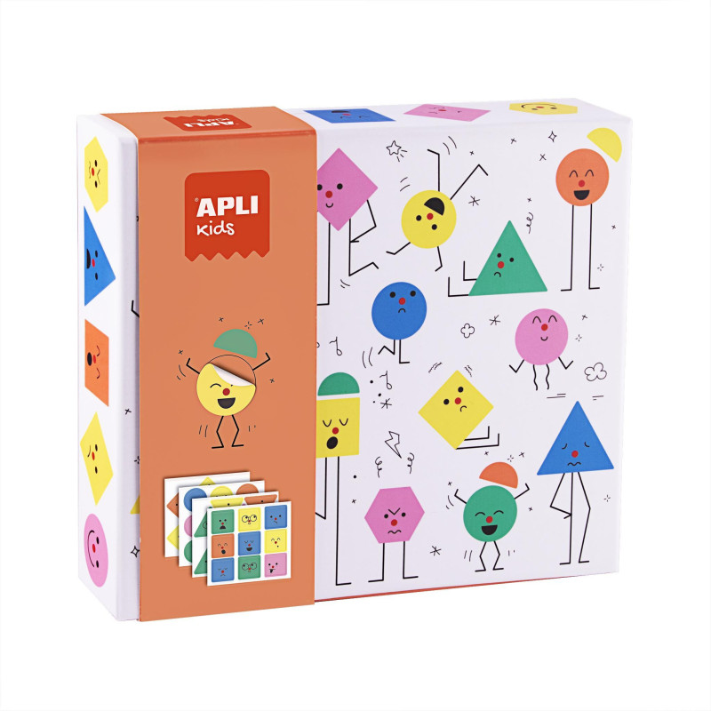 JUEGO DE GOMETS APLI KIDS "GEOMÉTRICOS EMOCIONES"