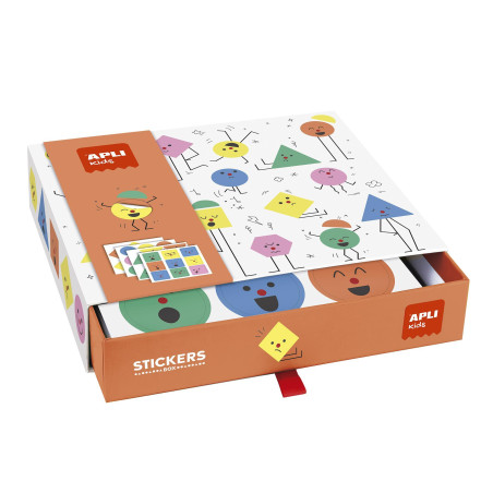 JUEGO DE GOMETS APLI KIDS "GEOMÉTRICOS EMOCIONES"