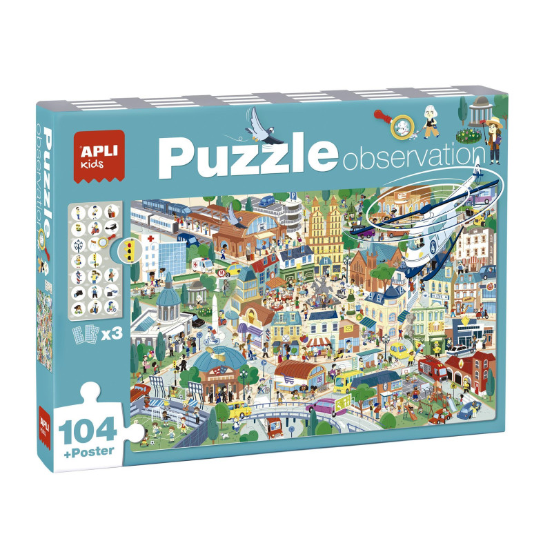 PUZZLE APLI KIDS "OBSERVACIÓN CIUDAD" PUZZLE APLI KIDS "OBSERVACIÓN CIUDAD"