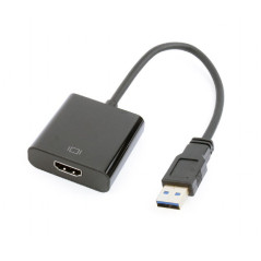 A-USB3-HDMI-02 ADAPTADOR GRÁFICO USB 1920 X 1080 PIXELES NEGRO