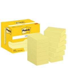 PACK 12 BLOCS NOTAS REPOSICIONABLES POST-IT 38x51mm