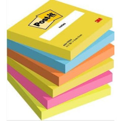 PACK 6 BLOCS DE NOTAS POST-IT "ENERGETIC" 76x76mm