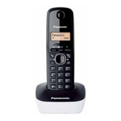 KX-TG1611 TELÉFONO DECT IDENTIFICADOR DE LLAMADAS NEGRO, BLANCO