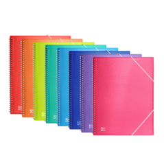 CARPETA DE 20 FUNDAS OXFORD URBAN CON ESPIRAL