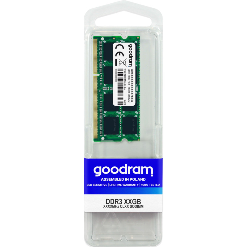 GR1600S364L11/8G MÓDULO DE MEMORIA 8 GB 1 X 8 GB DDR3 1600 MHZ