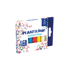 CAJA 6 PASTILLAS PLASTILINA OXFORD 100gr