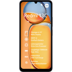 REDMI 13C 17,1 CM (6.74\") SIM DOBLE ANDROID 13 4G USB TIPO C 6 GB 128 GB 5000 MAH NEGRO