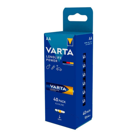 PACK 40 PILAS VARTA AA LONGLIFE LR6 1,5V