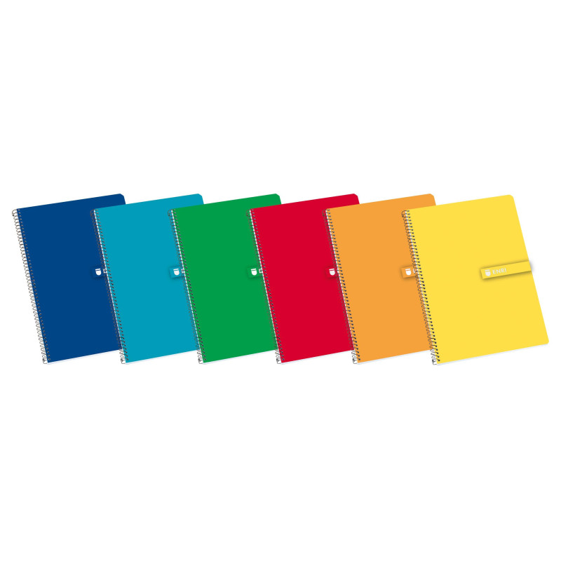 CUADERNO ESPIRAL ENRI Fº 80h HORIZONTAL