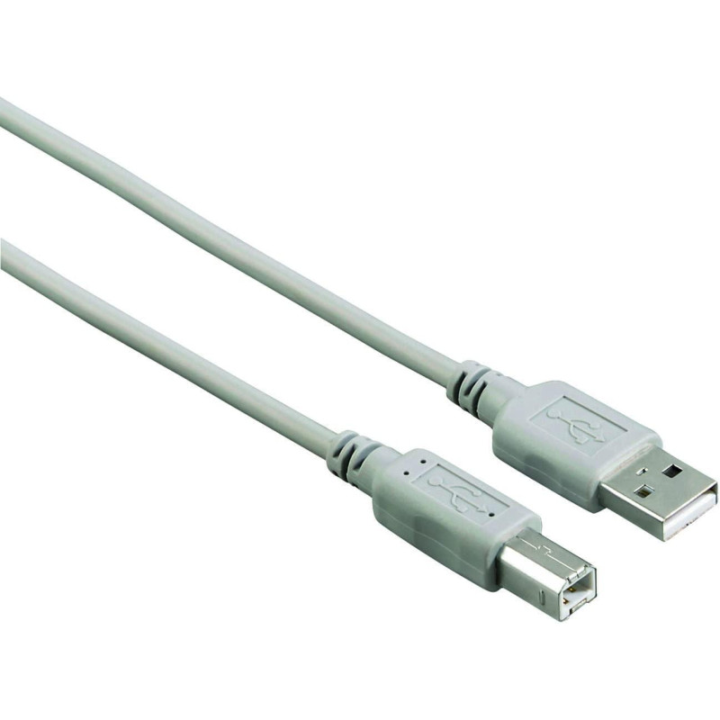CABLE HAMA USB 2.0 A-B 1,5m SIN BLINDAJE CABLE HAMA USB 2.0 A-B 1,5m SIN BLINDAJE