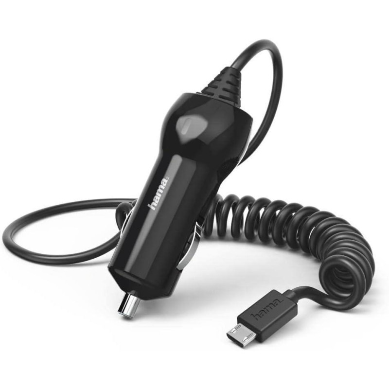 CARGADOR HAMA MICRO USB COCHE 12 V CARGADOR HAMA MICRO USB COCHE 12 V