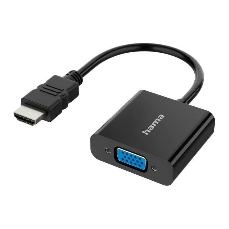 ADAPTADOR HAMA HDMI A VGA CON AUDIO