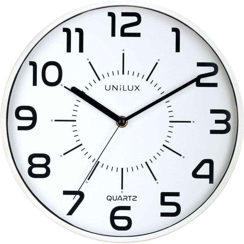 RELOJ DE PARED UNILUX "POP" BLANCO RELOJ DE PARED UNILUX "POP" BLANCO