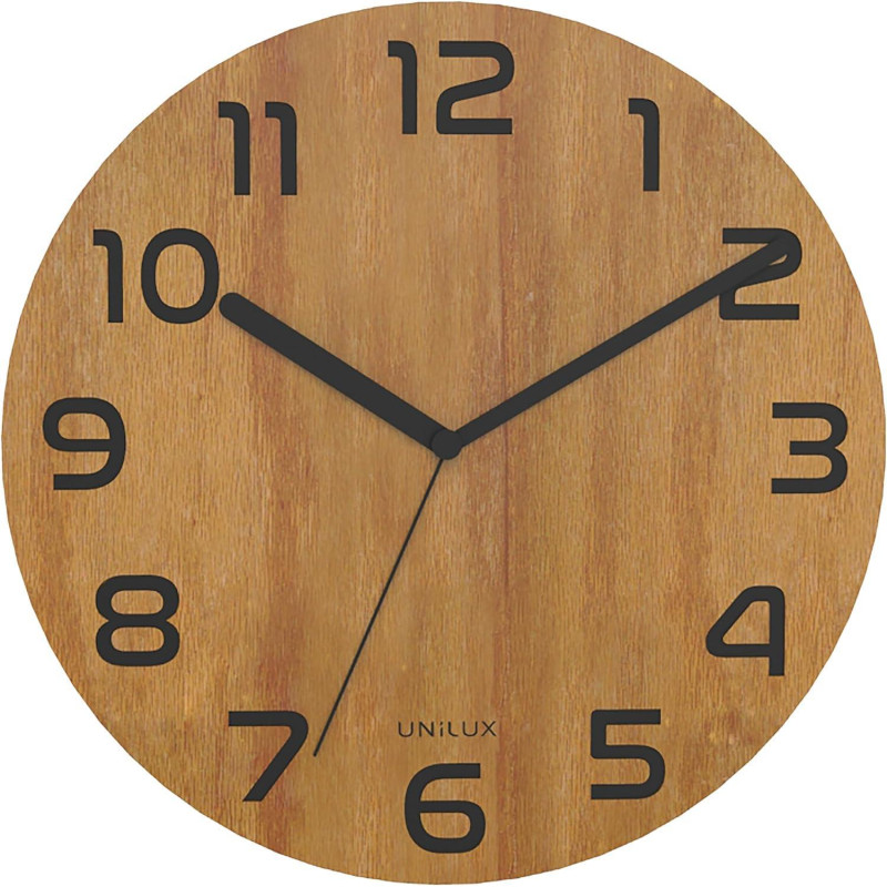 RELOJ DE PARED UNILUX "PALMA BAMBOO"