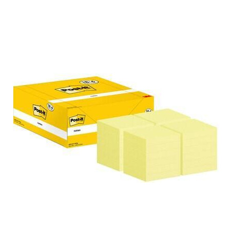 CAJA 18+6 BLOCS NOTAS REPOSICIONABLES POST-IT 38x51mm