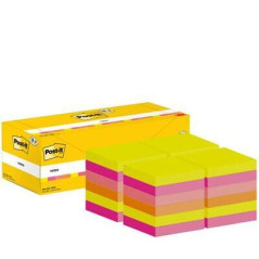 CAJA 18+6 BLOCS NOTAS REPOSICIONABLES POST-IT 76x76mm COLORES