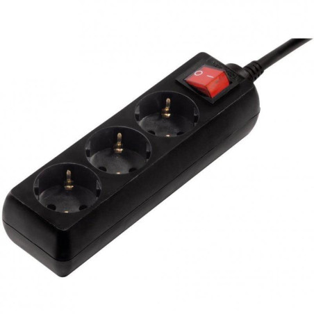 REGLETA 3 TOMAS HAMA CON INTERRUPTOR