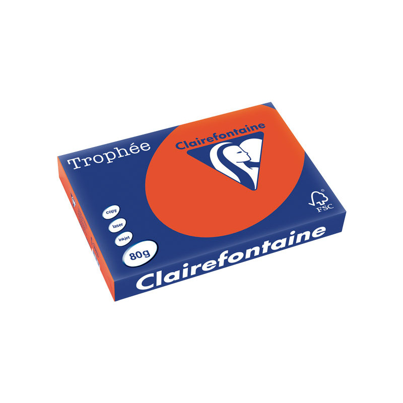 PAQUETE 500h PAPEL TROPHÉE CLAIREFONTAINE A3 INTENSO PAQUETE 500h PAPEL TROPHÉE CLAIREFONTAINE A3 INTENSO
