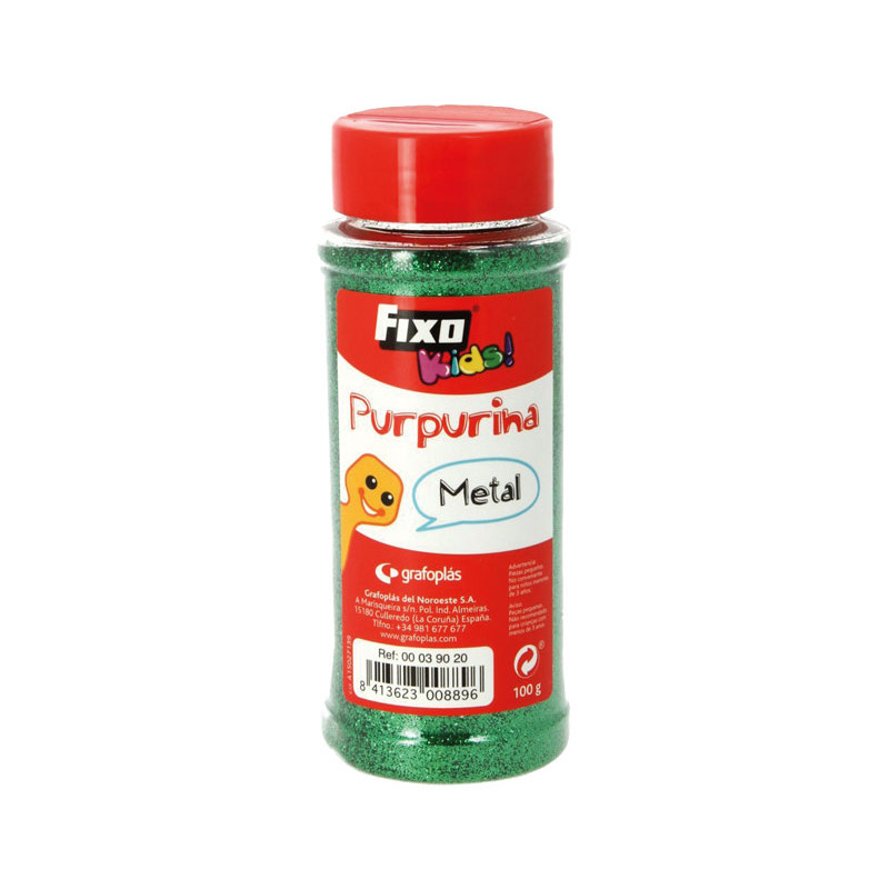 PURPURINA FIXOKIDS EFECTO METAL 100gr