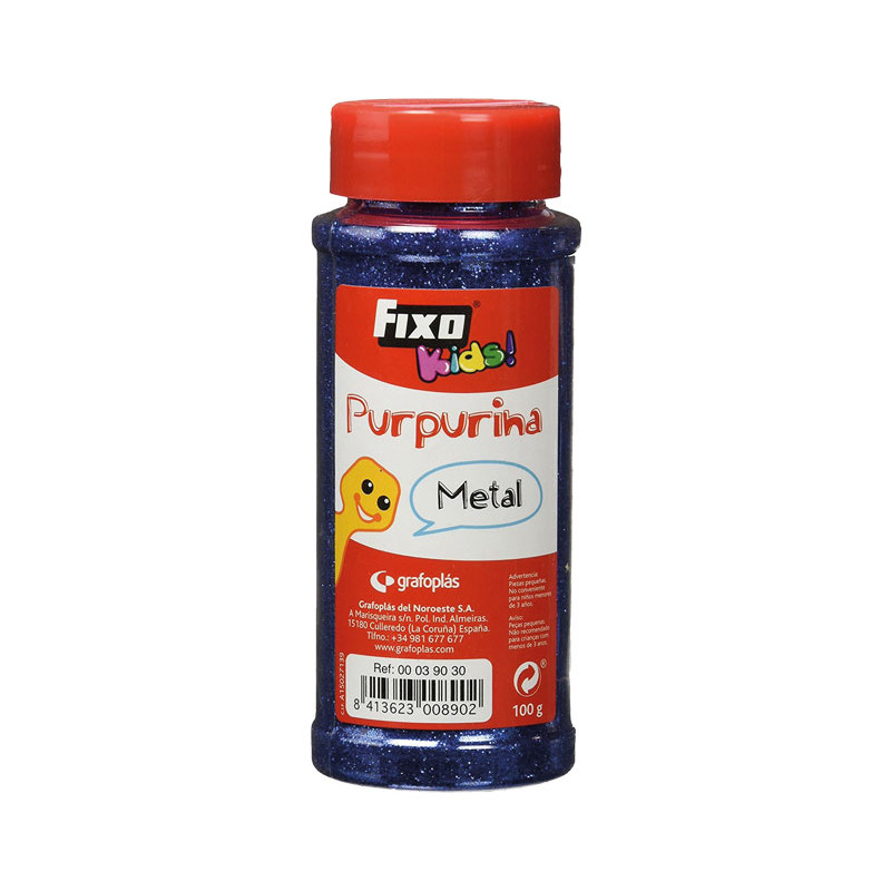 PURPURINA FIXOKIDS EFECTO METAL 100gr