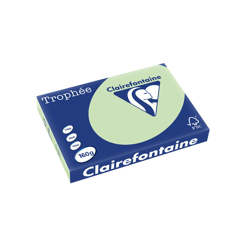 PAQUETE 250h PAPEL TROPHÉE CLAIREFONTAINE 160gr A3 PASTEL PAQUETE 250h PAPEL TROPHÉE CLAIREFONTAINE 160gr A3 PASTEL