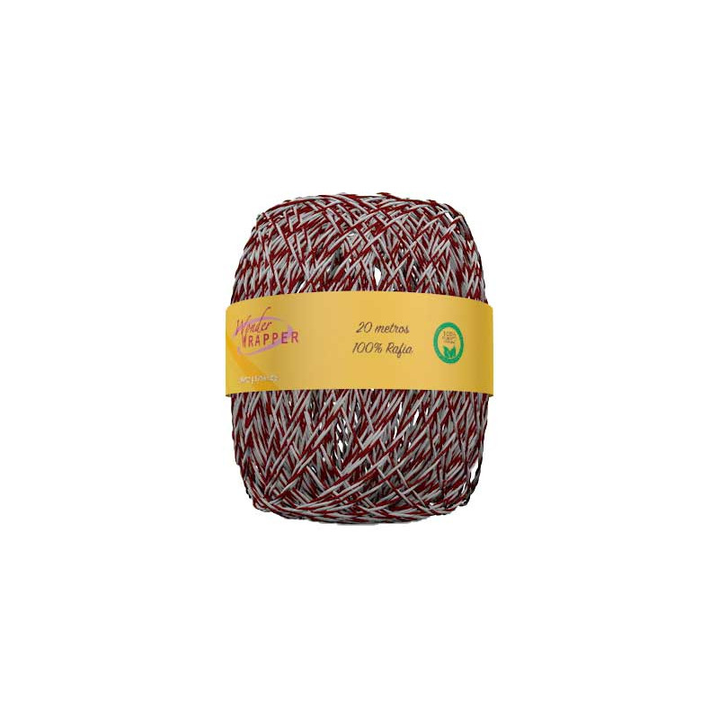 PACK 3 BOBINAS CORDÓN DE RAFIA BICOLOR 1,5mmx20m PACK 3 BOBINAS CORDÓN DE RAFIA BICOLOR 1,5mmx20m