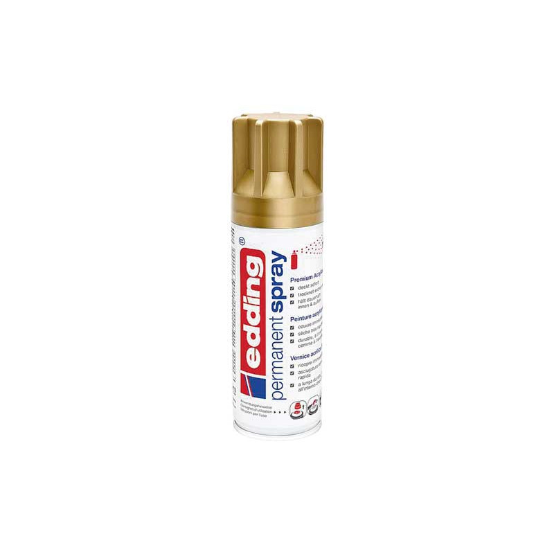 SPRAY PINTURA ACRÍLICA EDDING 5200 PERMANENTE 200ml METAL SPRAY PINTURA ACRÍLICA EDDING 5200 PERMANENTE 200ml METAL