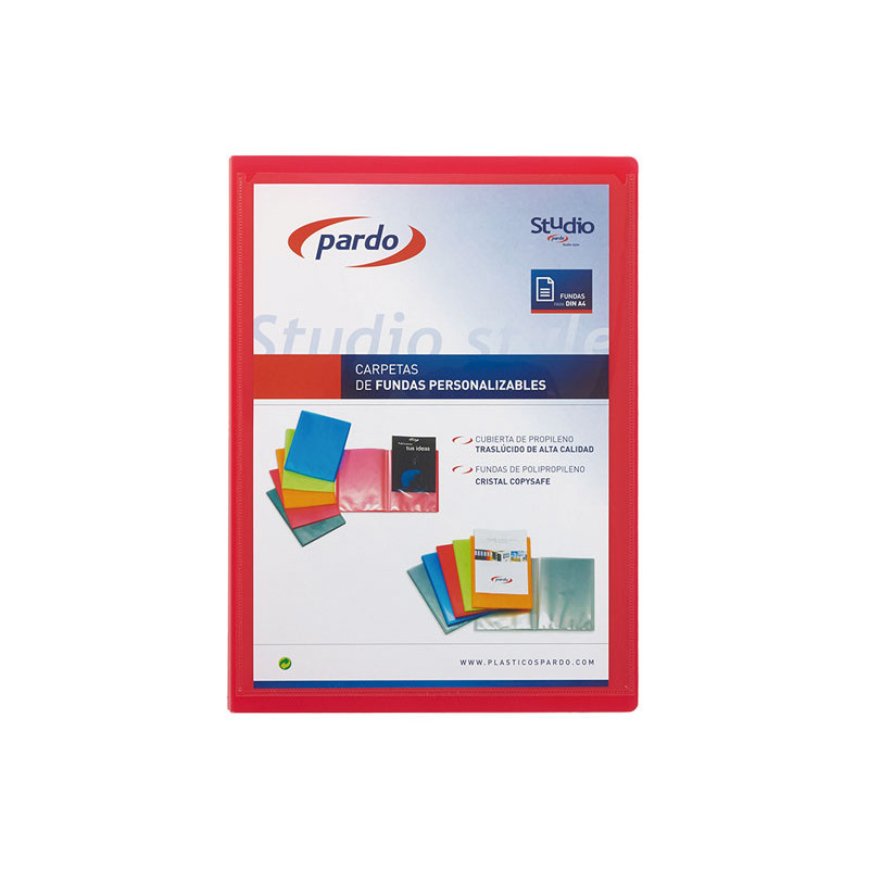 CARPETA 50 FUNDAS PARDO "STUDIO STYLE" PERSONALIZABLE A4 CARPETA 50 FUNDAS PARDO "STUDIO STYLE" PERSONALIZABLE A4