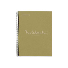 CUADERNO MIQUEL RIUS NOTEBOOK 1 ESPIRAL "ECO EMOTIONS" 80h A4 5x5