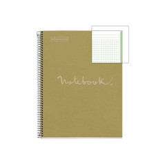 CUADERNO MIQUEL RIUS NOTEBOOK 1 ESPIRAL "ECO EMOTIONS" 80h A4 5x5