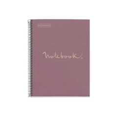 CUADERNO MIQUEL RIUS NOTEBOOK 1 ESPIRAL "ECO EMOTIONS" 80h A4 HORIZONTAL