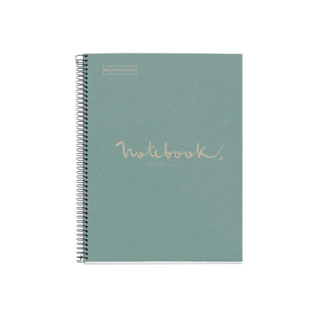 CUADERNO MIQUEL RIUS NOTEBOOK 1 ESPIRAL "ECO EMOTIONS" 80h A4 HORIZONTAL