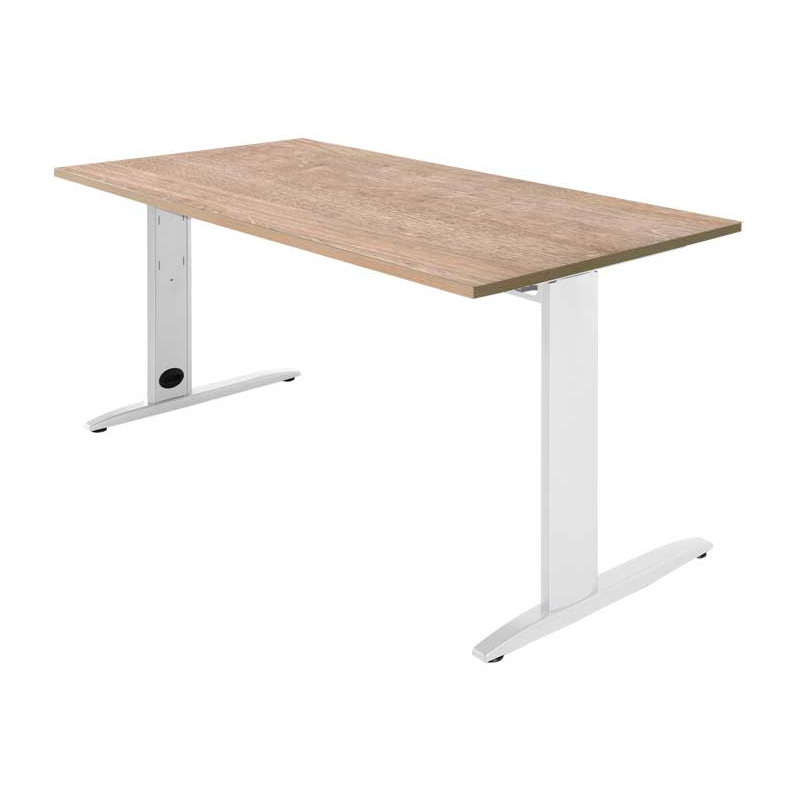 MESA OPERATIVA CARVING 200x80cm ESTRUCTURA METÁLICA BLANCA MESA OPERATIVA CARVING 200x80cm ESTRUCTURA METÁLICA BLANCA