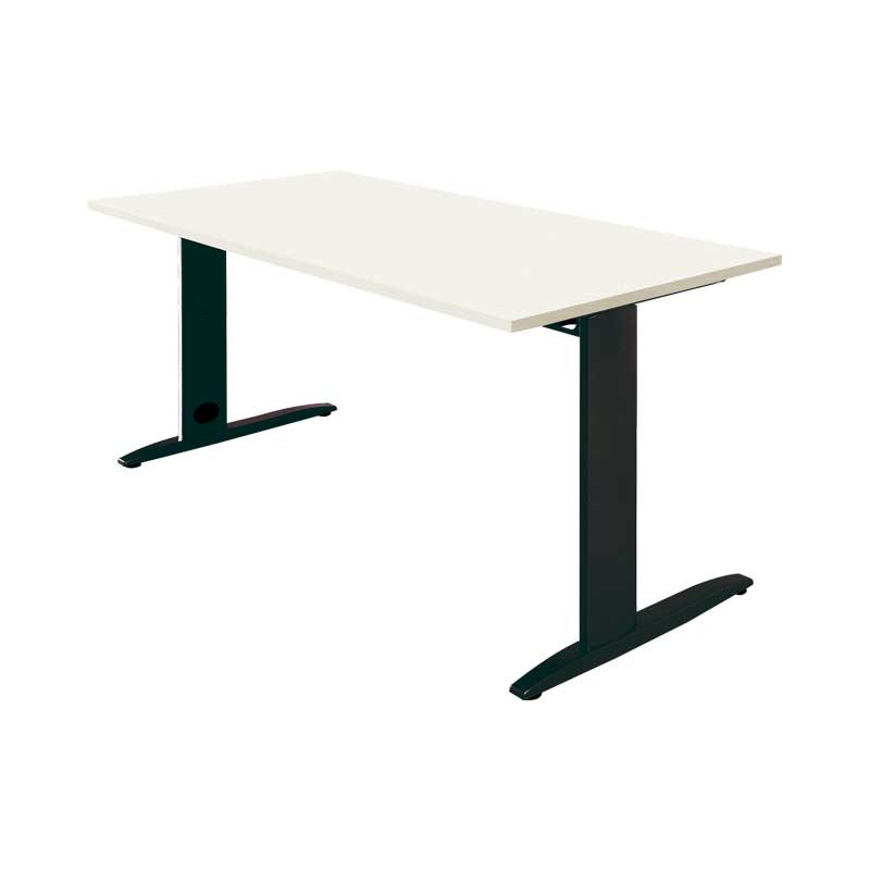 MESA OPERATIVA CARVING 140x80cm ESTRUCTURA METÁLICA NEGRA MESA OPERATIVA CARVING 140x80cm ESTRUCTURA METÁLICA NEGRA