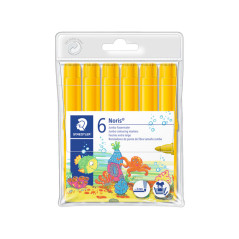 PACK 6 ROTULADORES STAEDTLER NORIS JUMBO