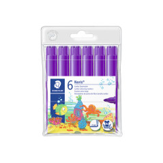 PACK 6 ROTULADORES STAEDTLER NORIS JUMBO