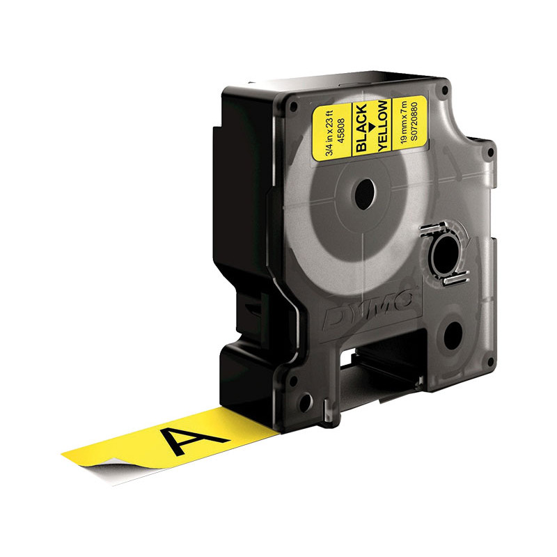 CINTA ROTULAR DYMO D1 19mm TEXTO NEGRO CINTA ROTULAR DYMO D1 19mm TEXTO NEGRO