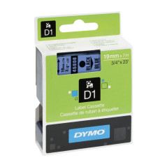 CINTA ROTULAR DYMO D1 19mm TEXTO NEGRO